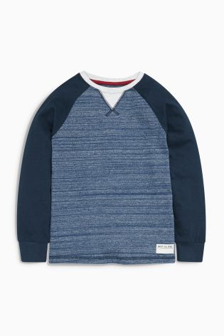 Blue/Grey Stripe Marl Pyjamas Two Pack (3-16yrs)